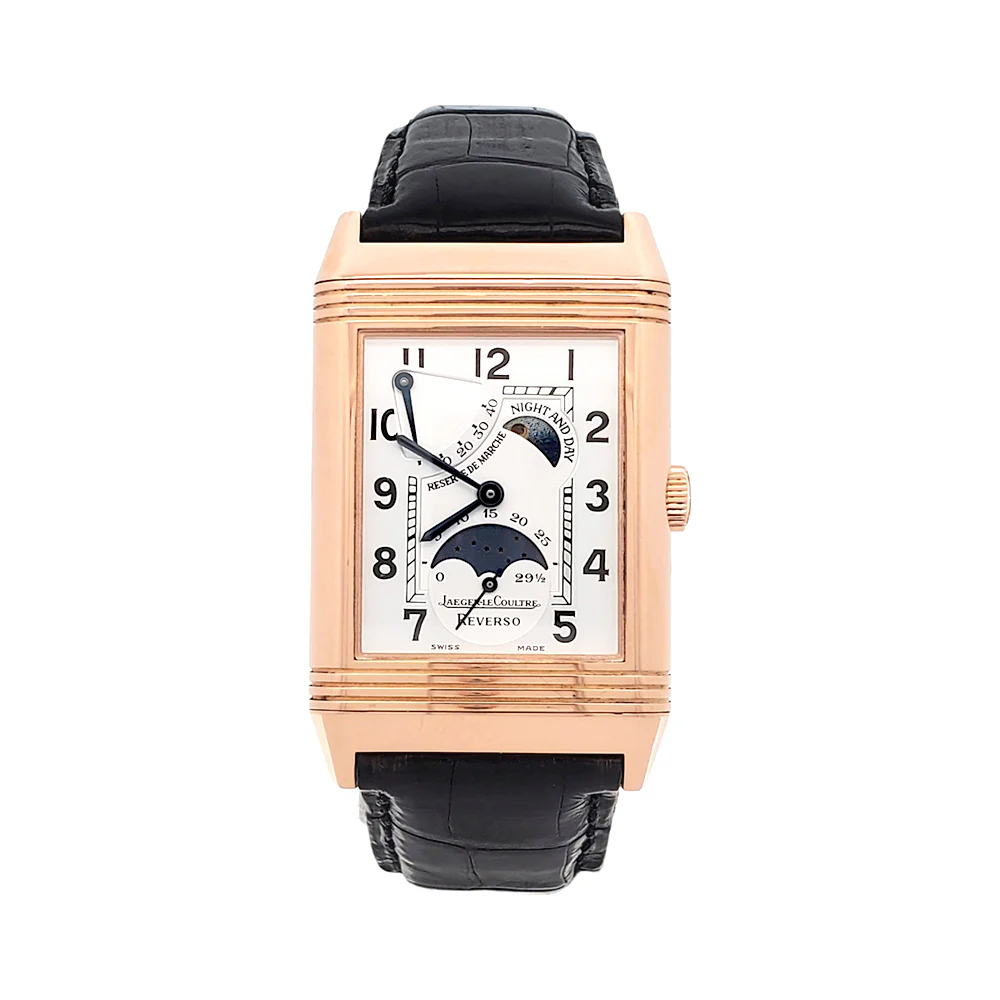 Jaeger-LeCoultre 18k Rose Gold Reverso Sun Moon Men’s Watch 270.2.63 - Image 3