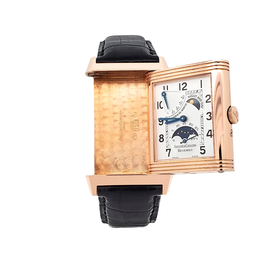 Jaeger-LeCoultre 18k Rose Gold Reverso Sun Moon Men’s Watch 270.2.63 - Image 4