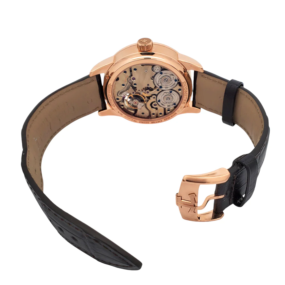 Jaeger LeCoultre Duometre Quantieme Lunaire 42mm Rose Gold Watch JLQ6042520 Box Papers - Image 8
