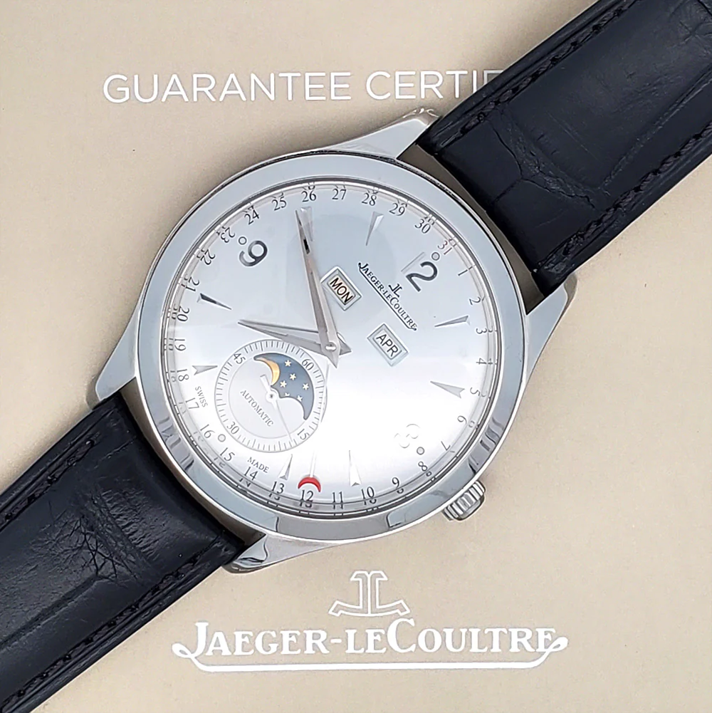 Jaeger LeCoultre Master Calendar Limited Edition Steel Mens 39mm Watch 176.8.12.S Q1558420 Box Papers - Image 3
