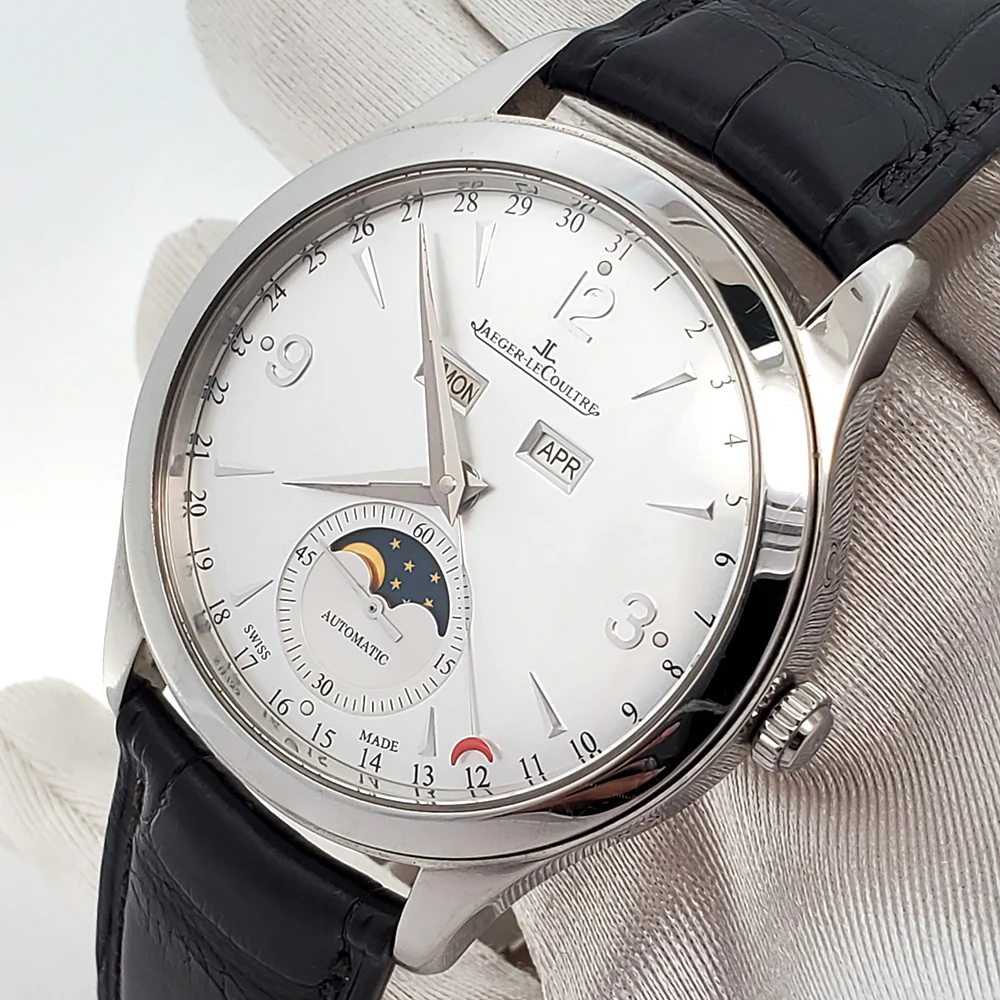 Jaeger LeCoultre Master Calendar Limited Edition Steel Mens 39mm Watch 176.8.12.S Q1558420 Box Papers - Image 4