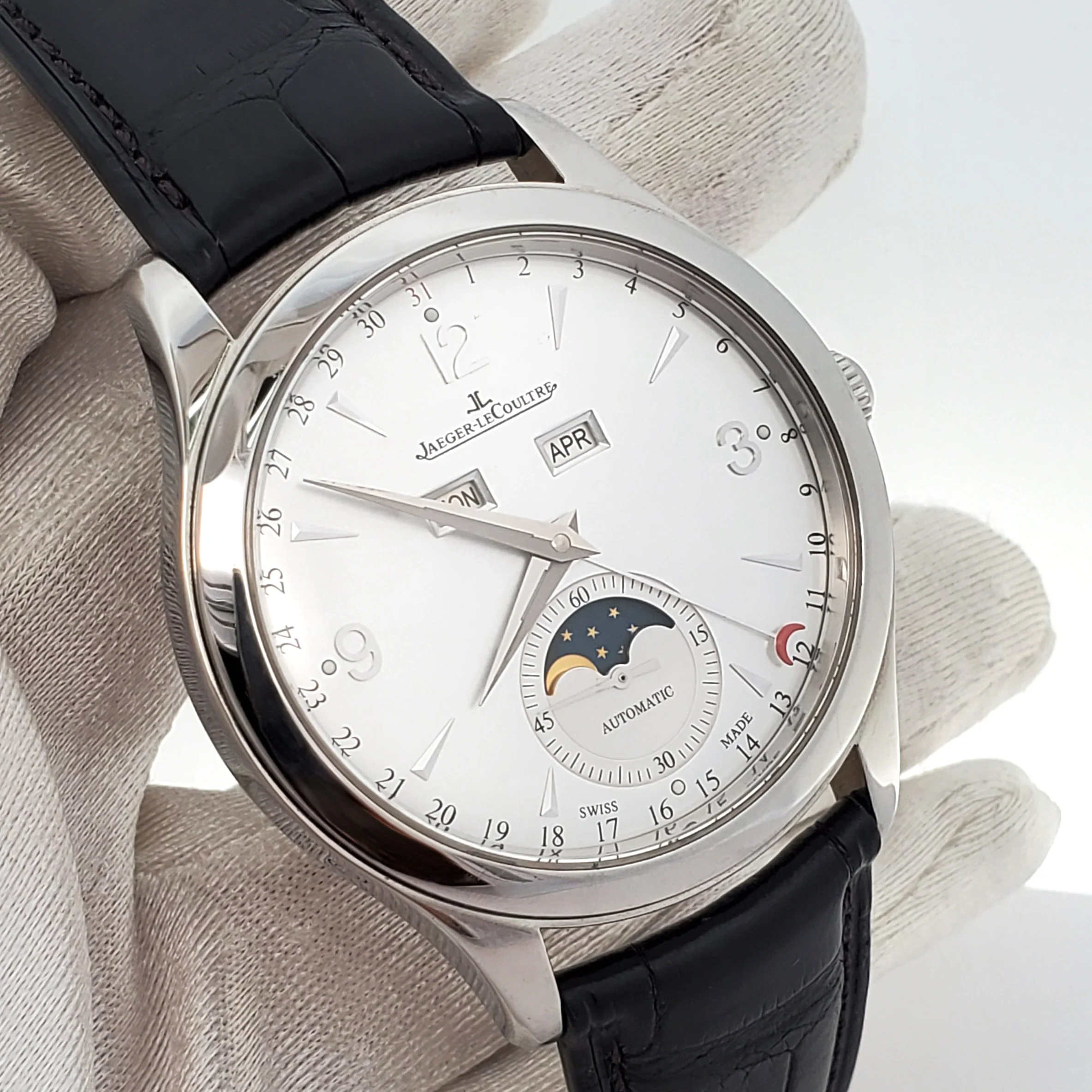 Jaeger LeCoultre Master Calendar Limited Edition Steel Mens 39mm Watch 176.8.12.S Q1558420 Box Papers - Image 5