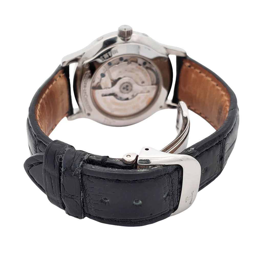 Jaeger LeCoultre Master Control Calendar Moon 37mm Steel Watch 140.8.98.S Q143842A Box Papers - Image 6