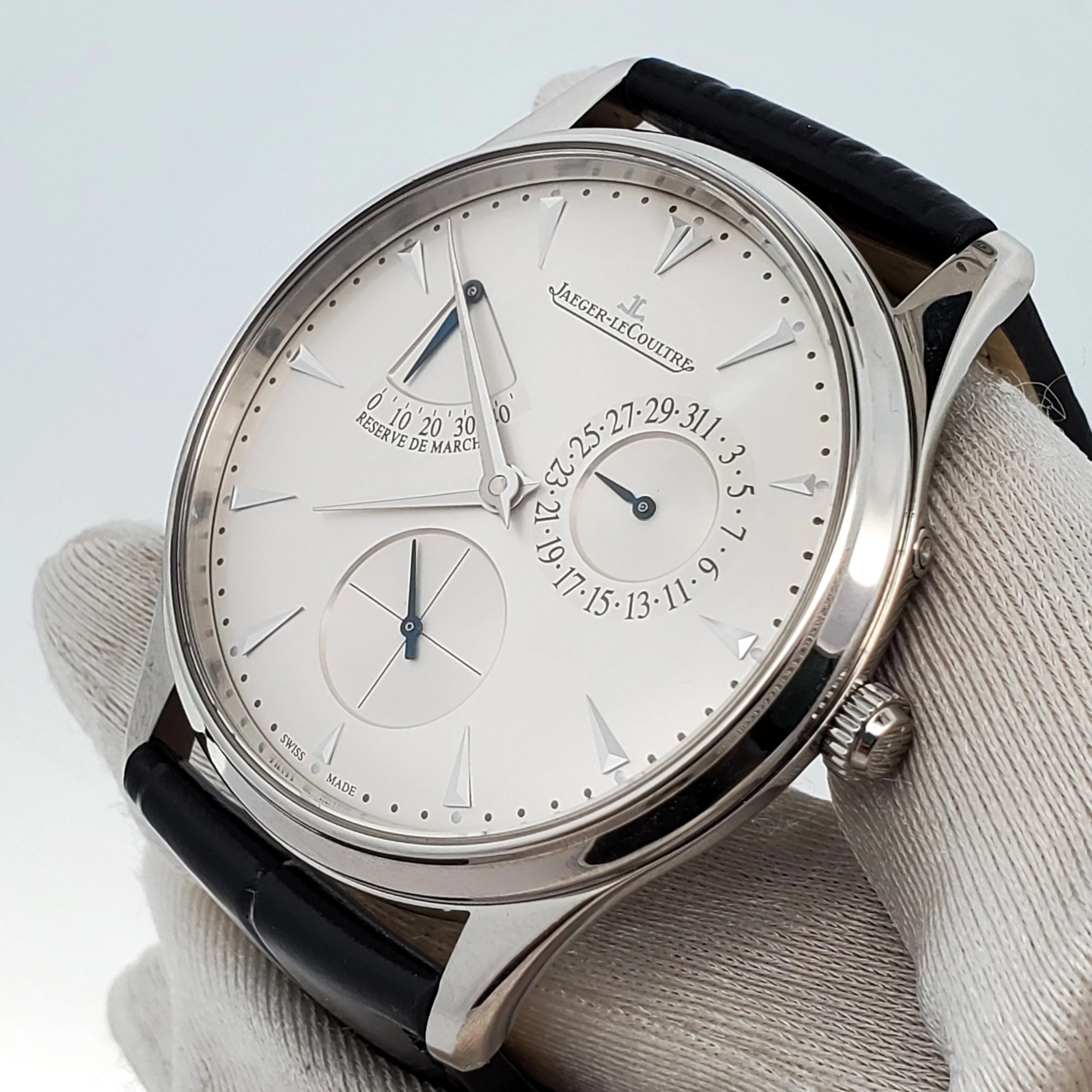 Jaeger Lecoultre Reserve De Marche Ultra Thin Watch 176.8.38.S Q1378420 Papers - Image 2