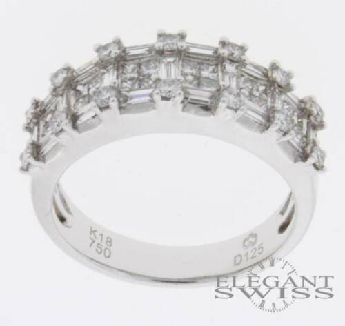 Ladies 18K White Gold 1.25 Ct Diamond Ring - Image 4