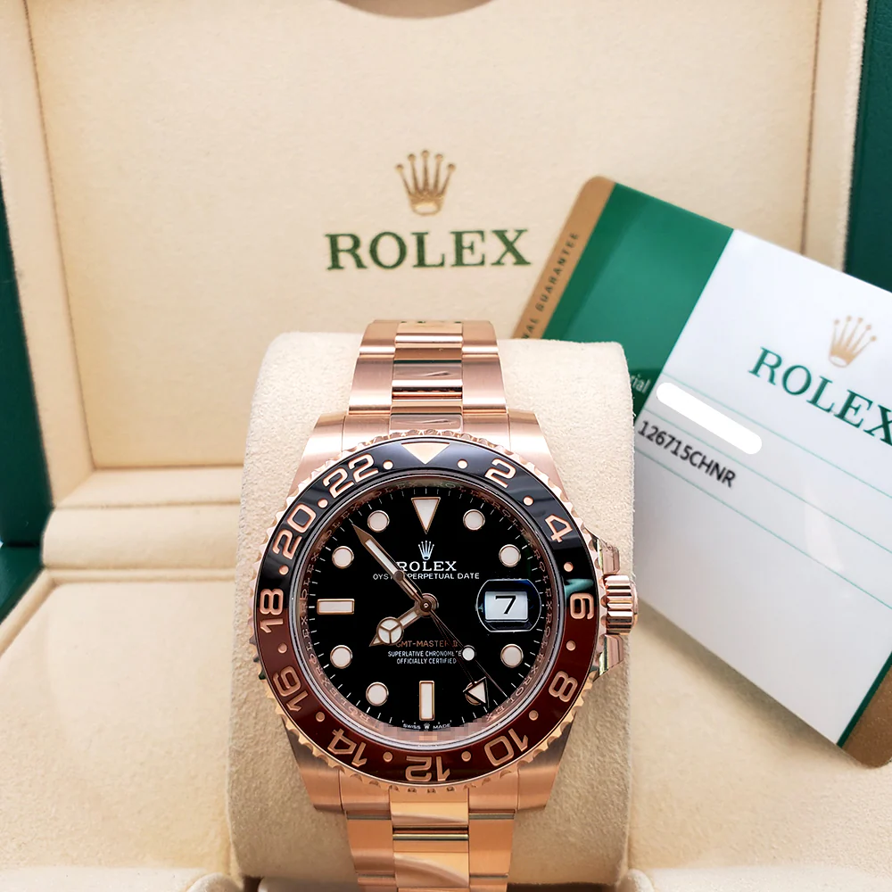 Mint 2019 Rolex GMT-Master II Rootbeer 126715CHNR Rose Gold Watch Box Papers - Image 3
