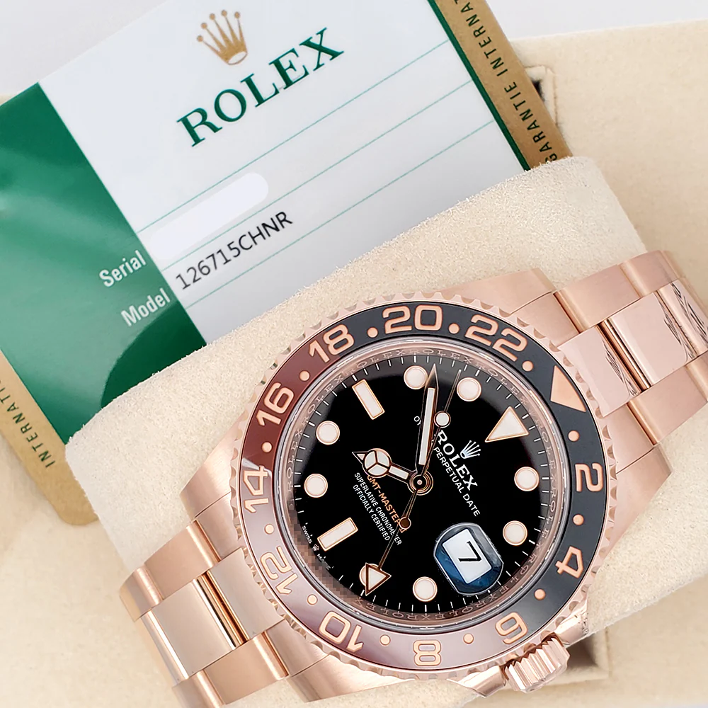 Mint 2019 Rolex GMT-Master II Rootbeer 126715CHNR Rose Gold Watch Box Papers - Image 4