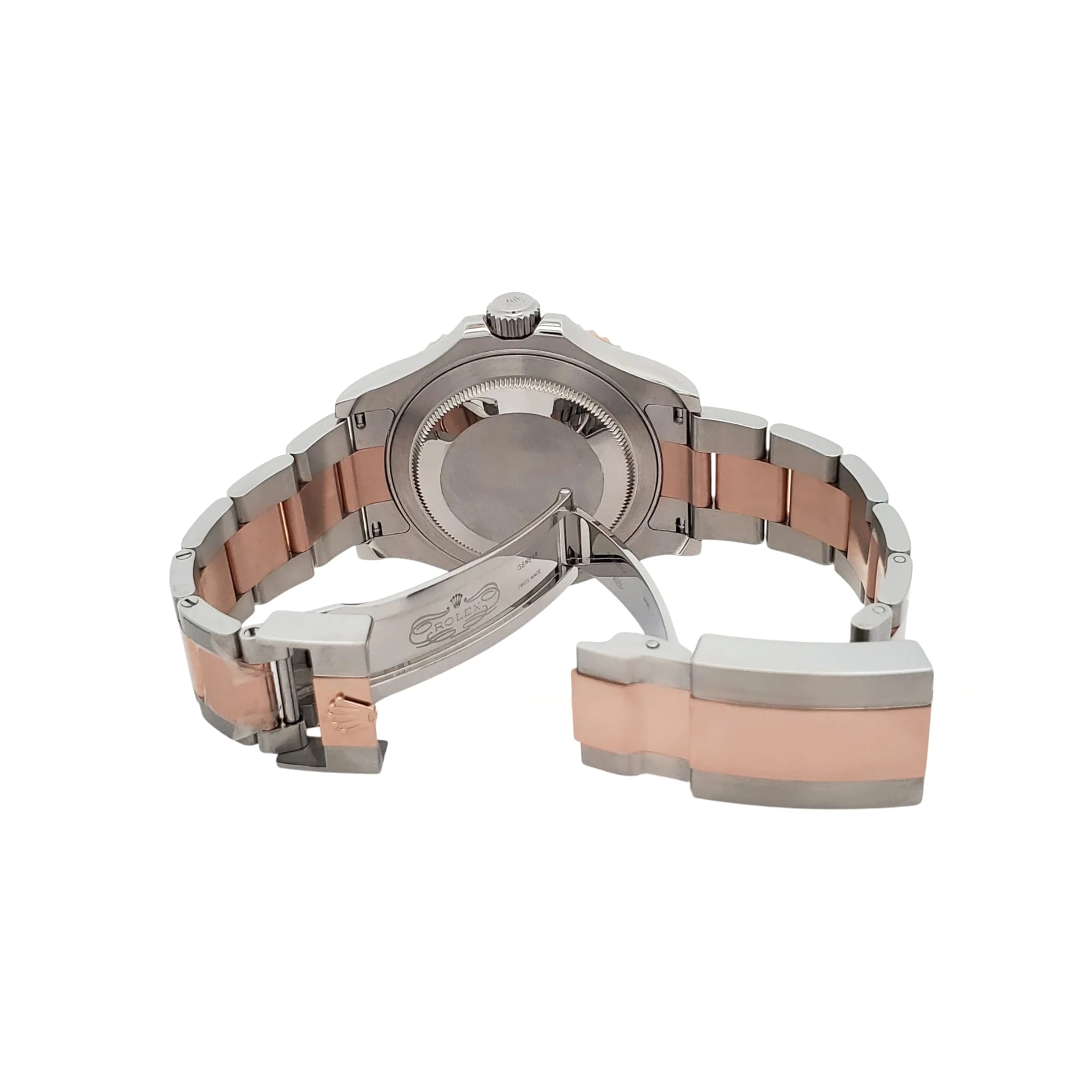 Mint Rolex Yacht-Master 40mm Chocolate Dial 2-Tone Rose Gold/Steel Watch 116621 Box Service Papers - Image 7