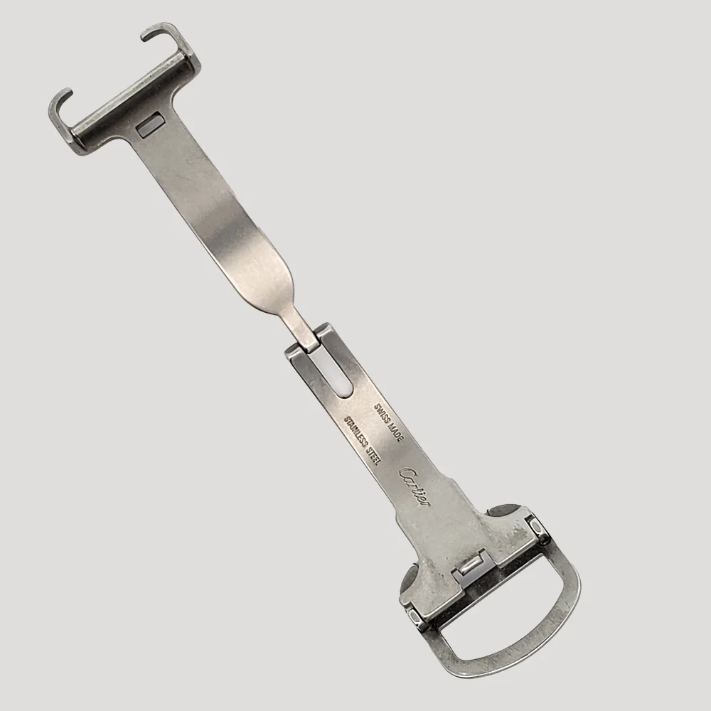 OEM Cartier Santos Steel Deployment Buckle 20.5mm - Image 2