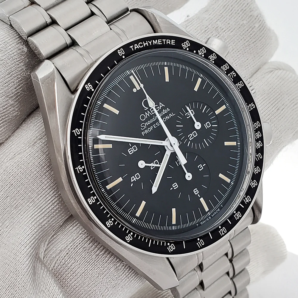 Omega Apollo Xi Speedmaster Moonwatch 42mm Black Dial Watch 345.0808 - Image 2