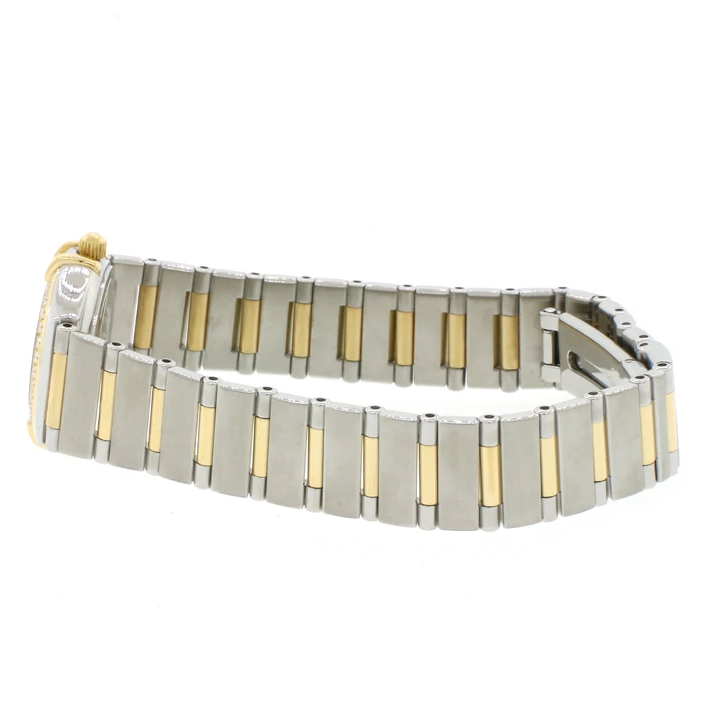 Omega Constellation 2-Tone Factory Diamond Bezel/Diamond MOP Dial 23mm Watch - Image 2