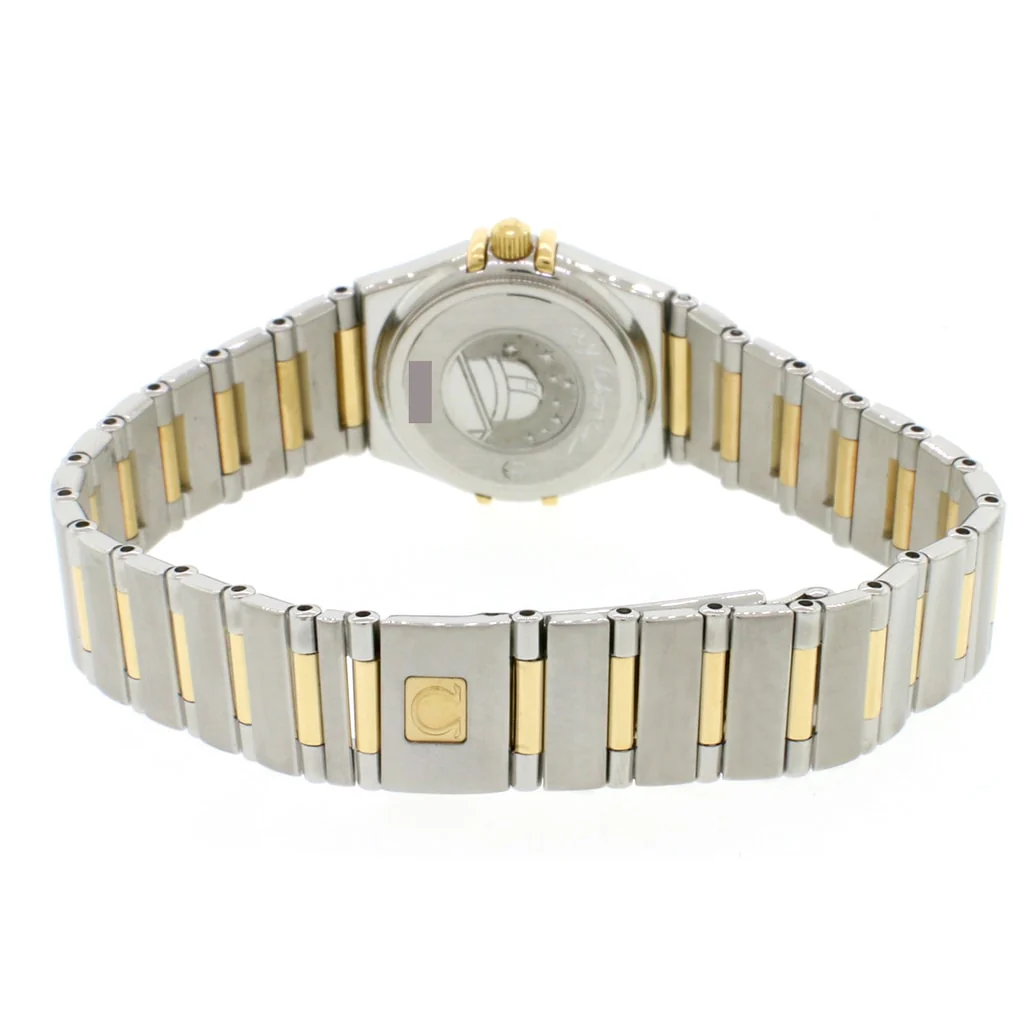 Omega Constellation 2-Tone Factory Diamond Bezel/Diamond MOP Dial 23mm Watch - Image 5