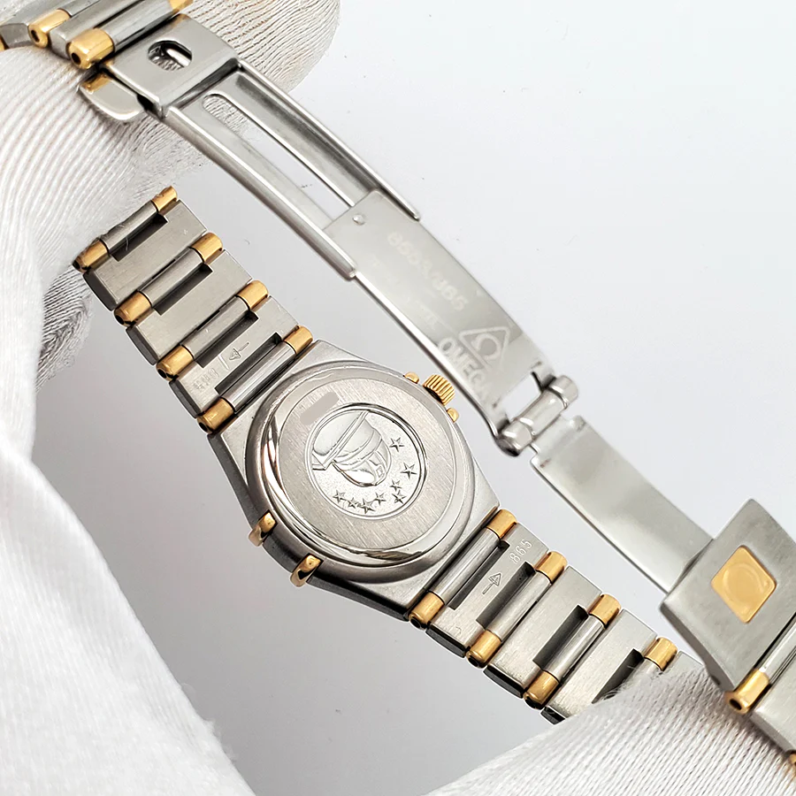 Omega Constellation Mini 23mm 2-Tone Factory Diamond Bezel Watch 1367.75.00 - Image 6