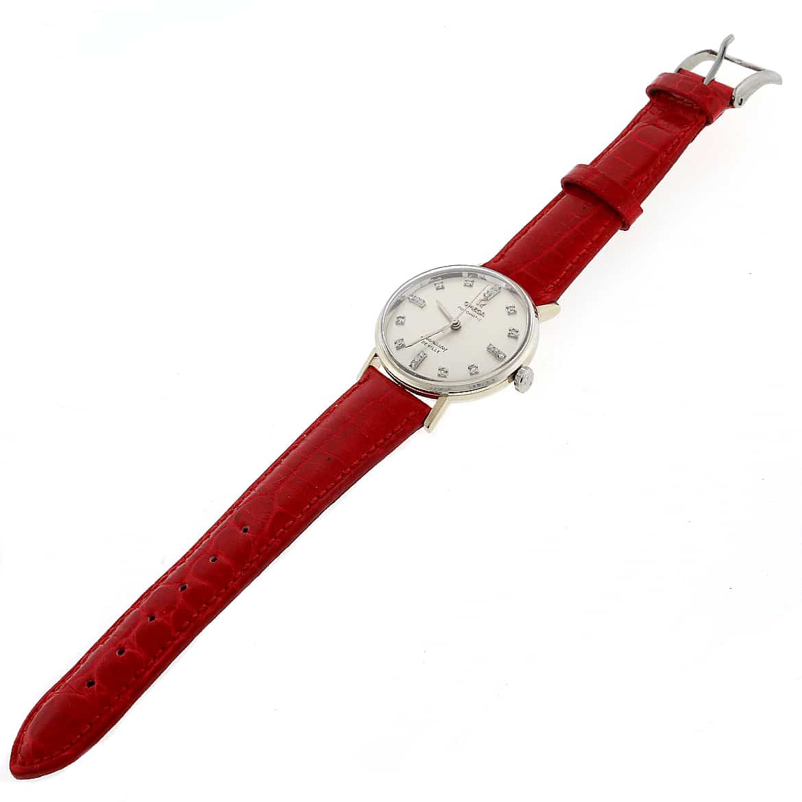 Omega Seamaster Deville 34MM Automatic Stainless Steel Watch w/Custom Diamond Dial - Image 6