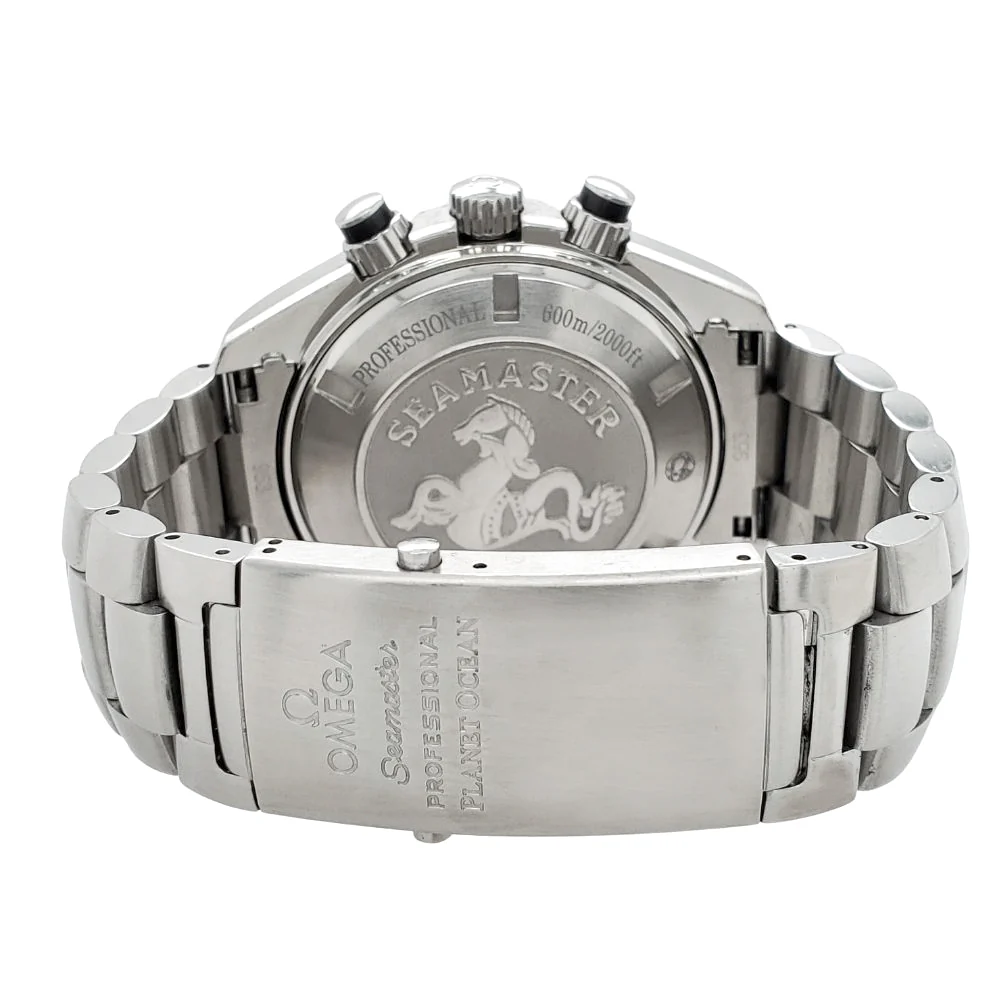 Omega Seamaster Planet Ocean 45.5mm Co-Axial Chronograph Black Dial Watch 2210.50.00 - Image 5
