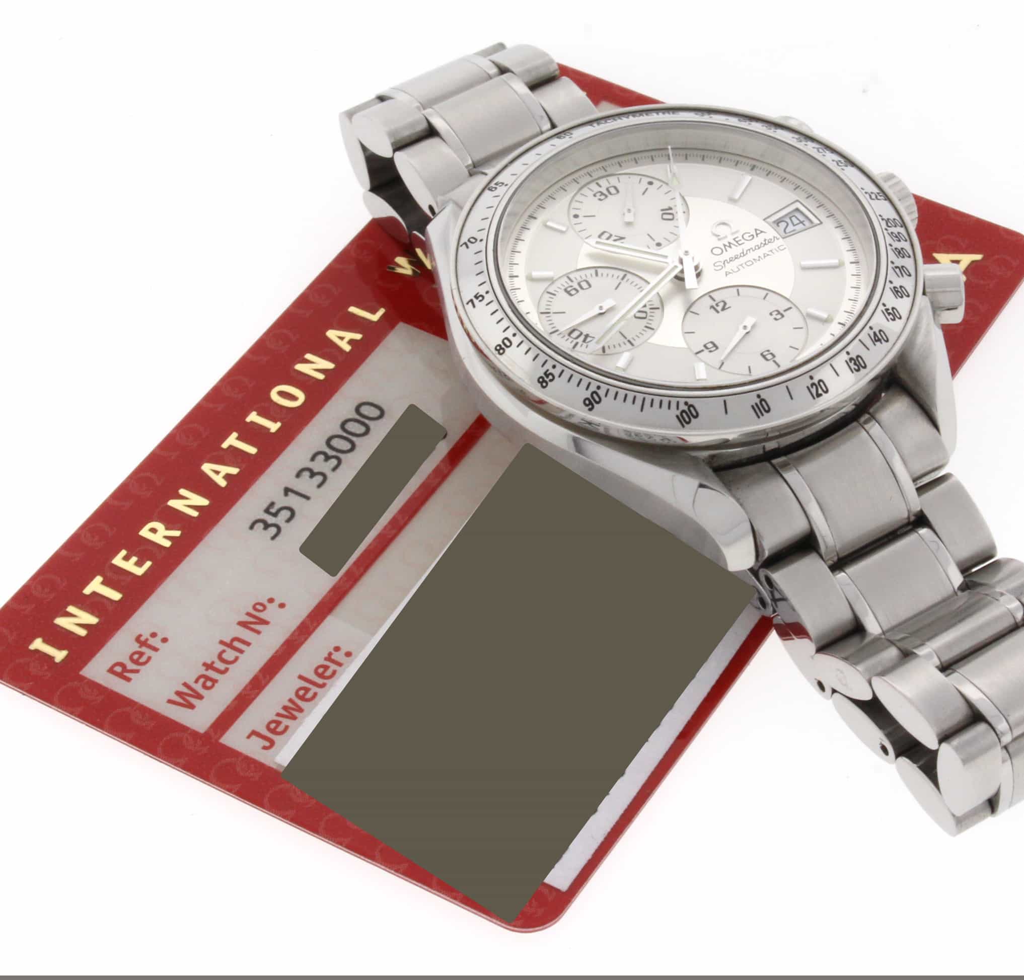 Omega Speedmaster Chronograph White Dial Automatic Mens Watch 3513.30.00 - Image 2