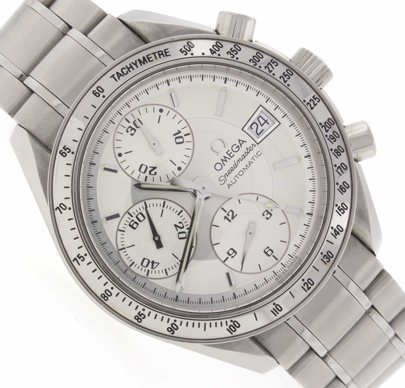 Omega Speedmaster Chronograph White Dial Automatic Mens Watch 3513.30.00 - Image 3