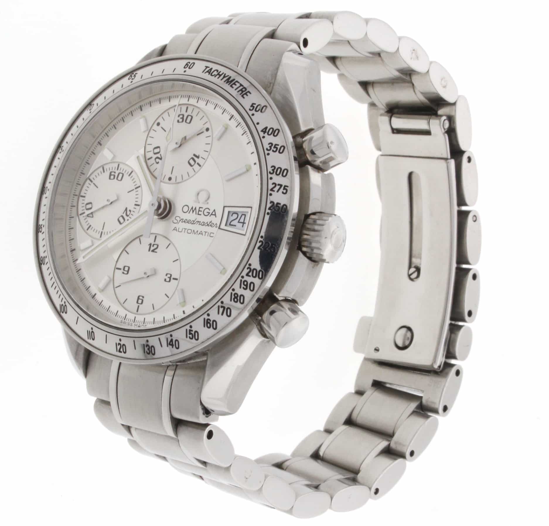 Omega Speedmaster Chronograph White Dial Automatic Mens Watch 3513.30.00 - Image 6