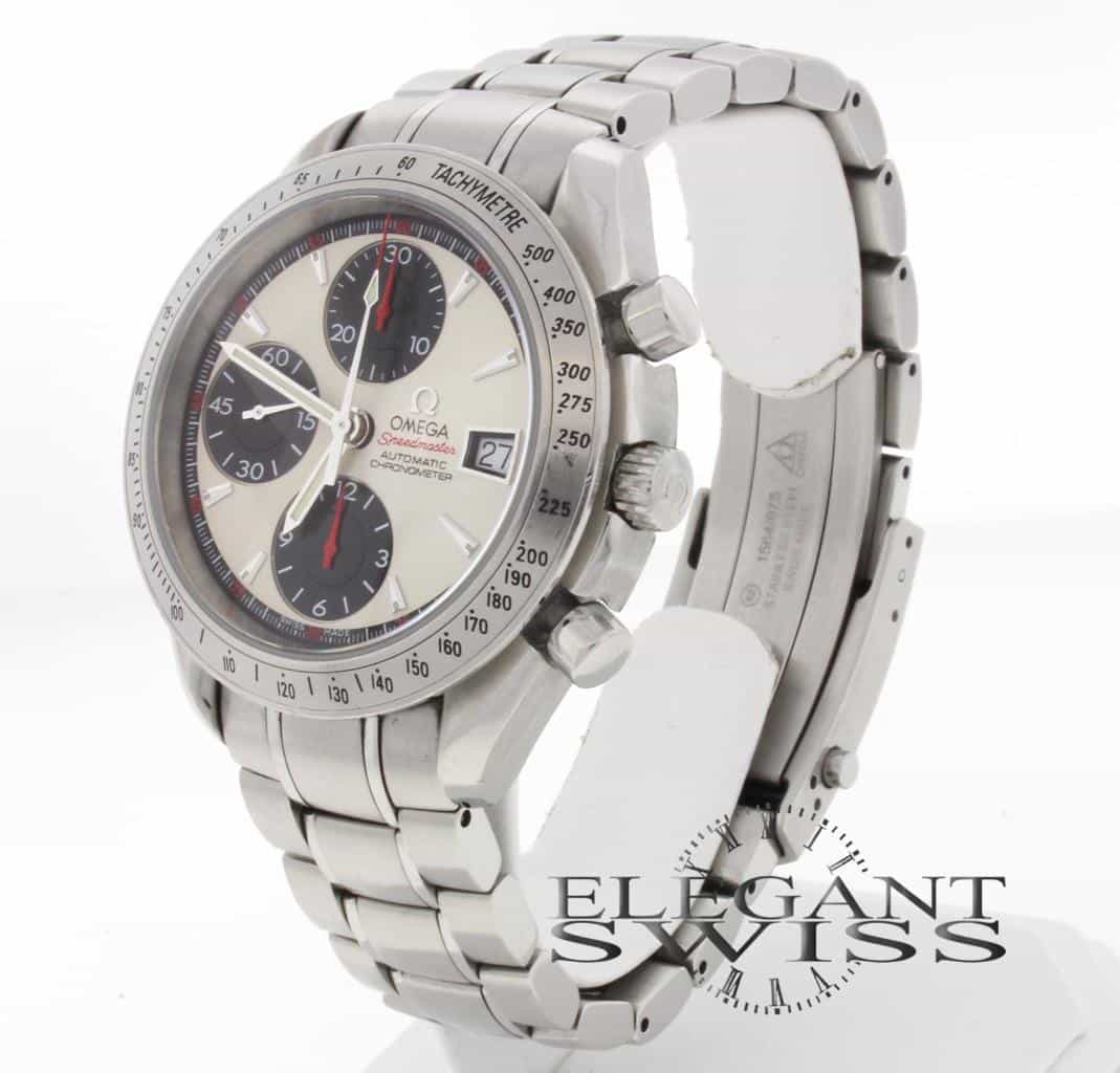 Omega Speedmaster Date Chronograph 40MM Automatic Stainless Steel Mens Watch 32113100 - Image 3