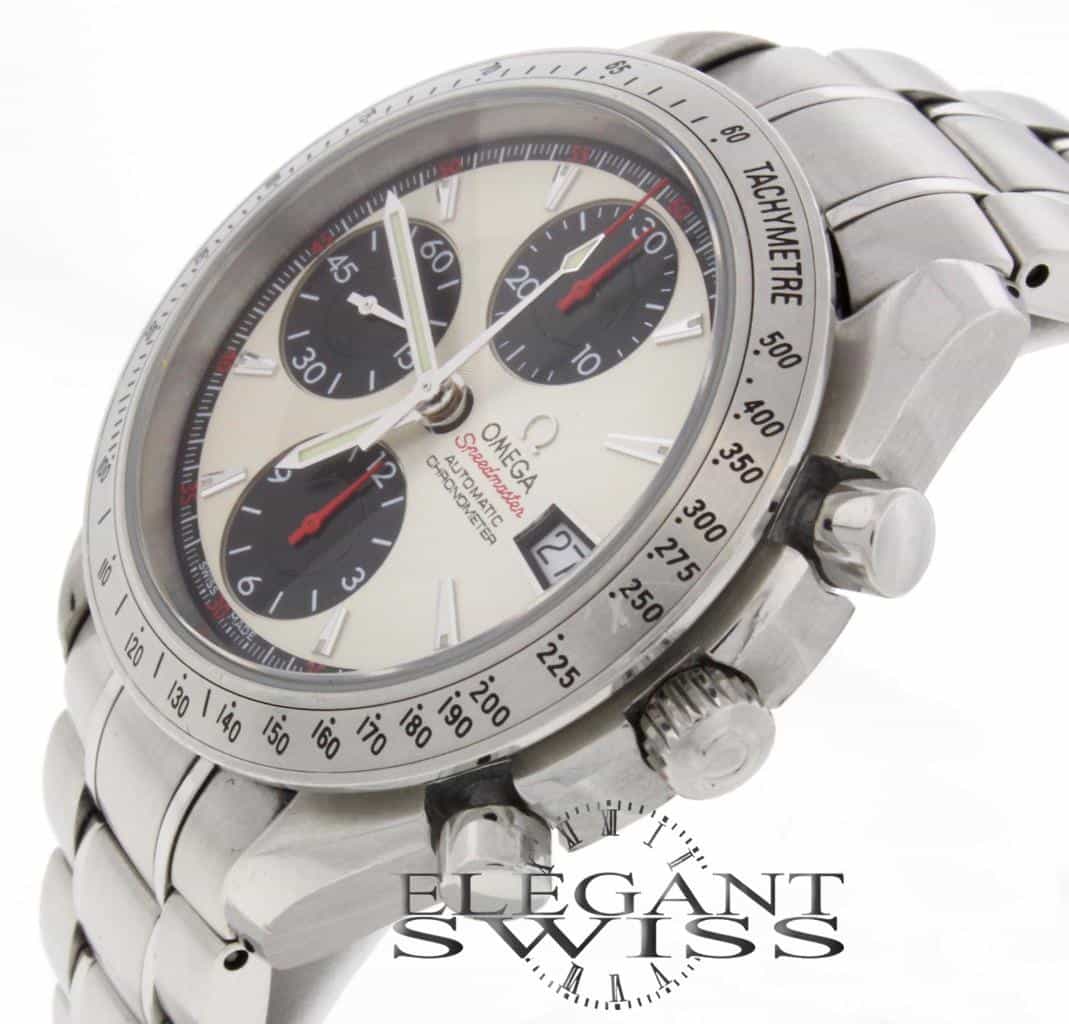 Omega Speedmaster Date Chronograph 40MM Automatic Stainless Steel Mens Watch 32113100 - Image 4