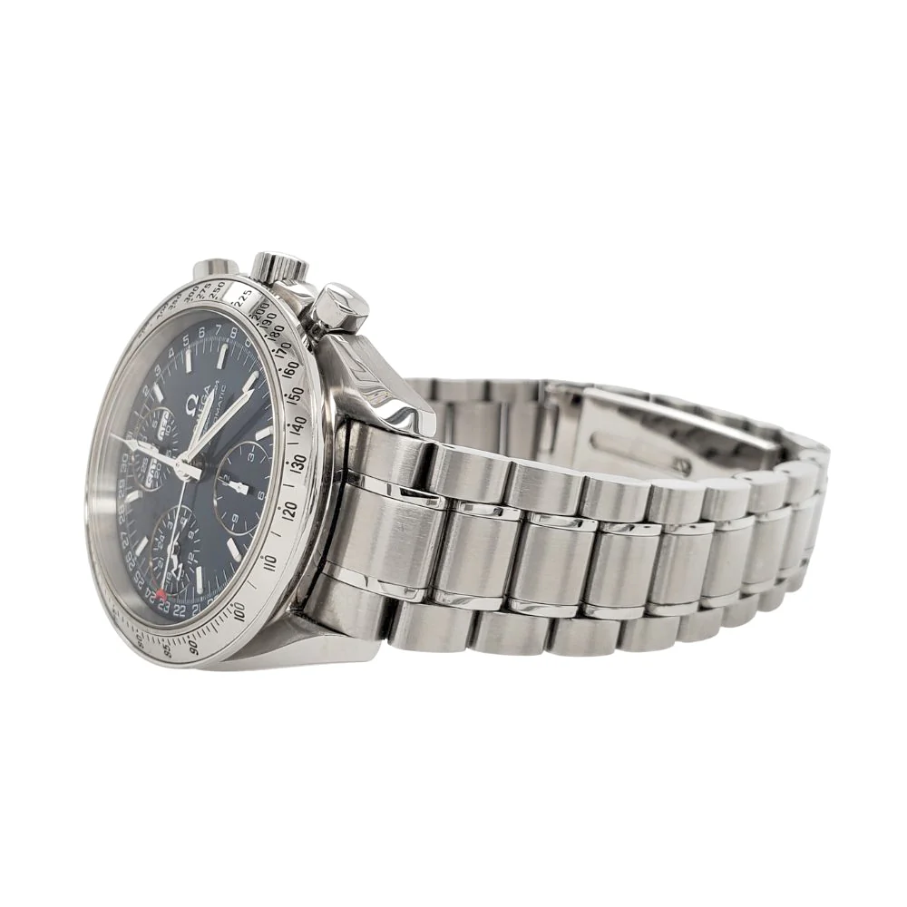 Omega Speedmaster Day Date 39mm Chronograph Blue Dial Watch 3523.80.00 - Image 3