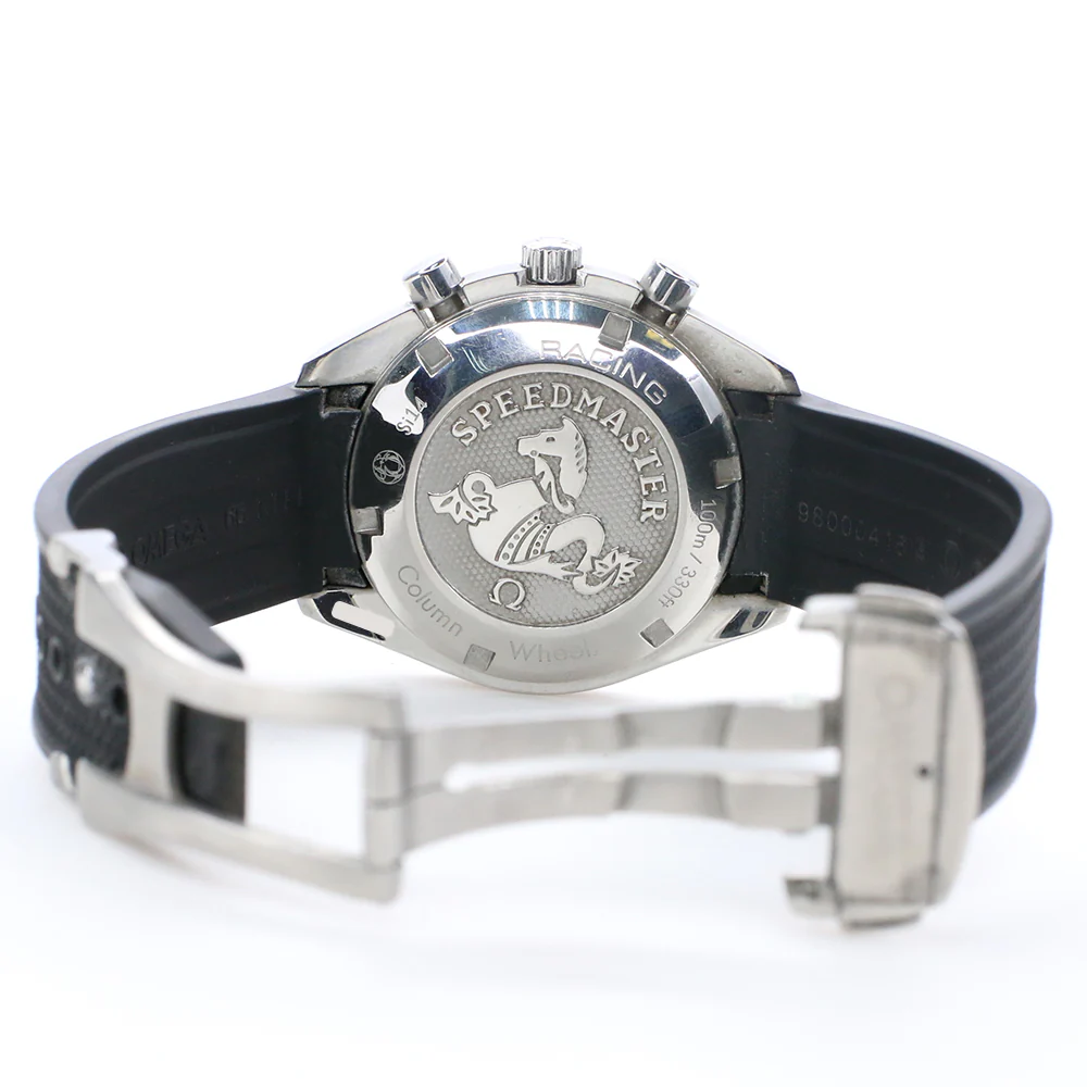 Omega Speedmaster Racing 40mm Steel Watch with Blue Dial/Rubber Strap/Box/Papers 326.32.40.50.03.001 - Image 8