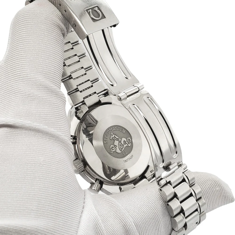 Omega Speedmaster Reduced 39mm Hesalite Chronograph Black Dial Watch 3510.50.00 - Image 6