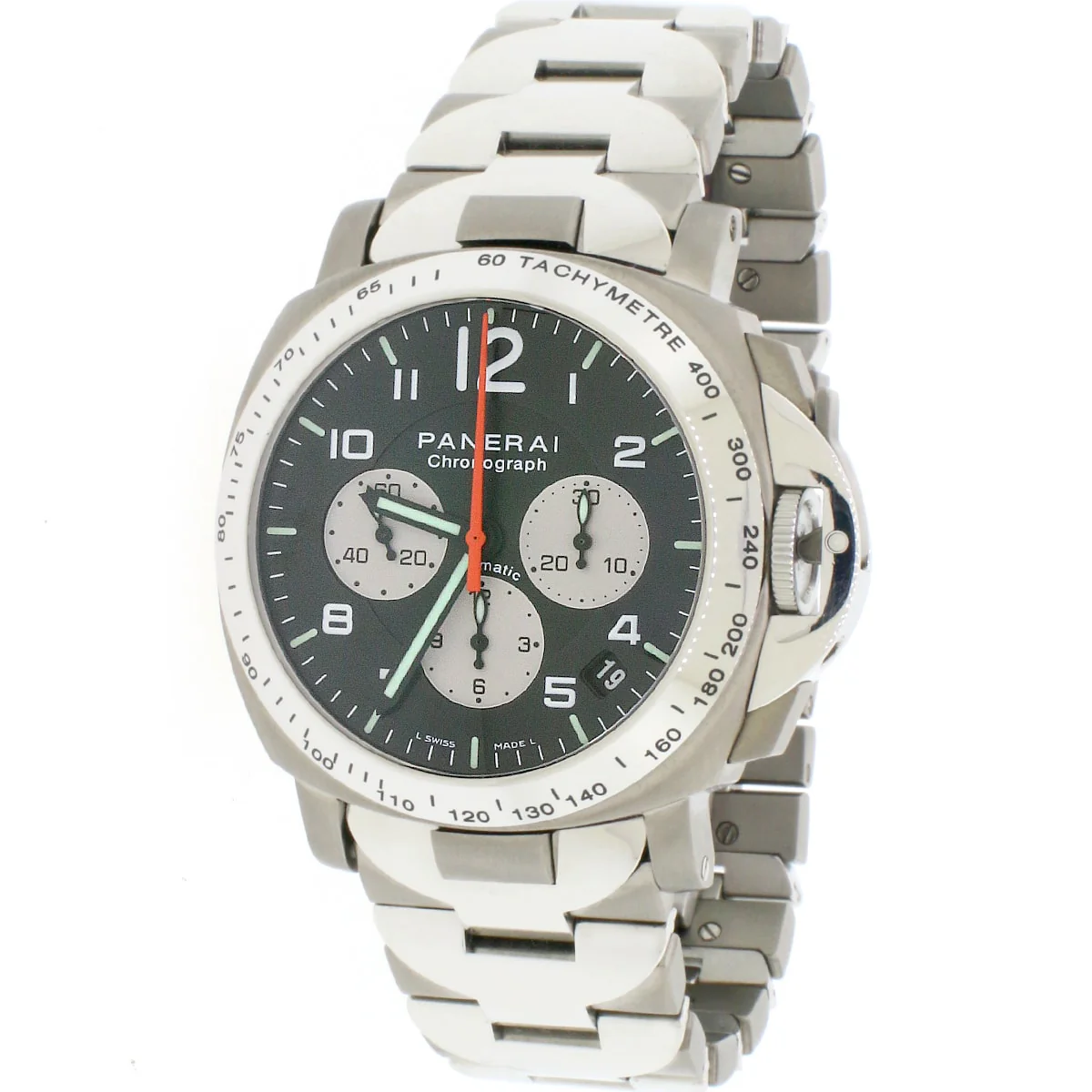 Panerai AMG Chronograph Limited Edition PAM108 Titanium/SS 40mm w/Box&Papers