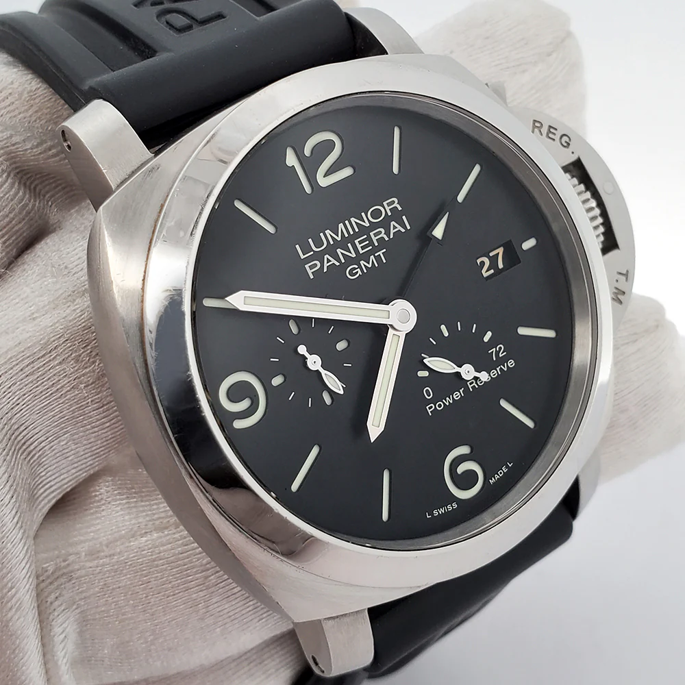 Panerai GMT Luminor Marina 1950 3 Days PAM01321 Steel 44mm Watch - Image 2