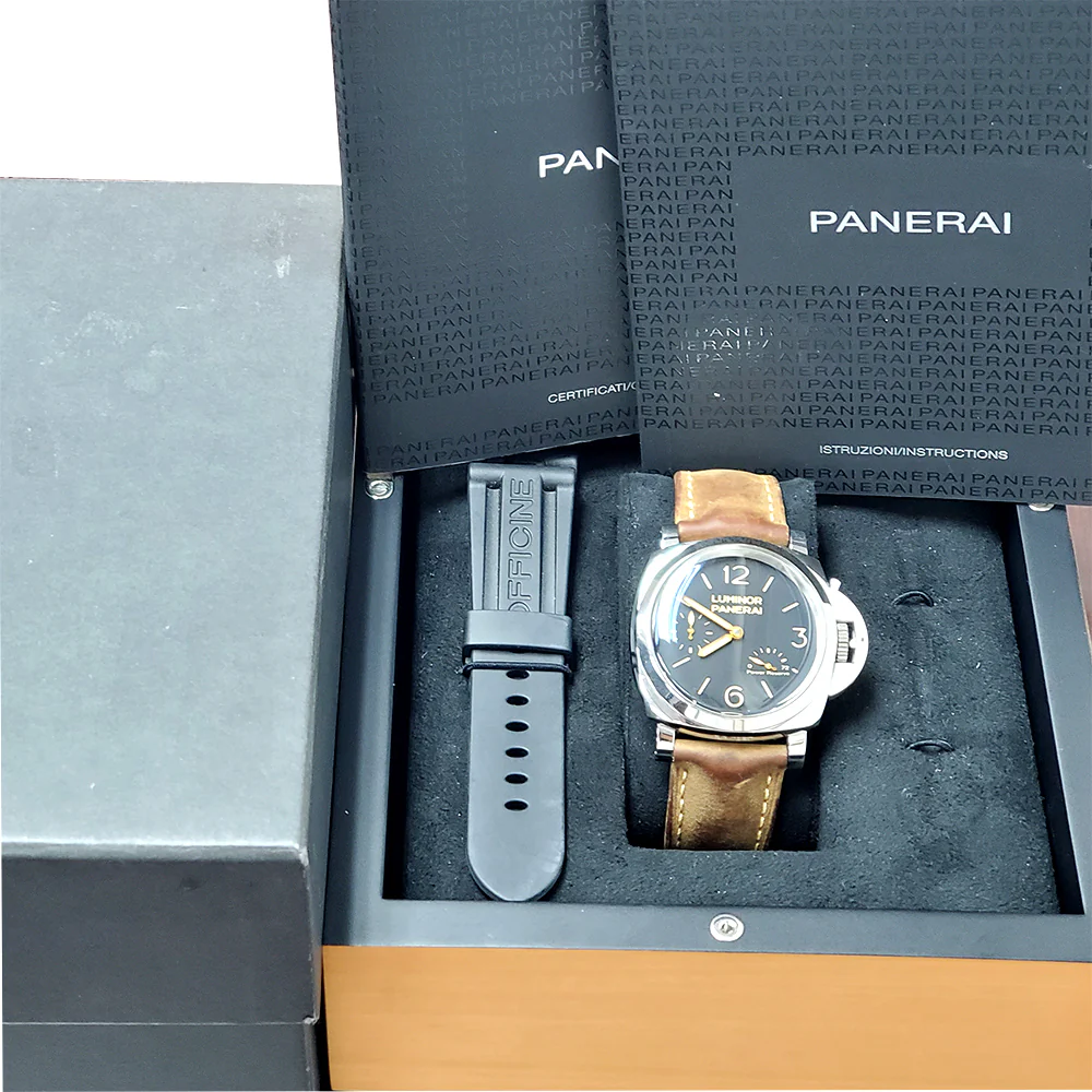 Panerai Luminor 1950 47mm 3 Days Power Reserve Watch PAM00423 Box Papers