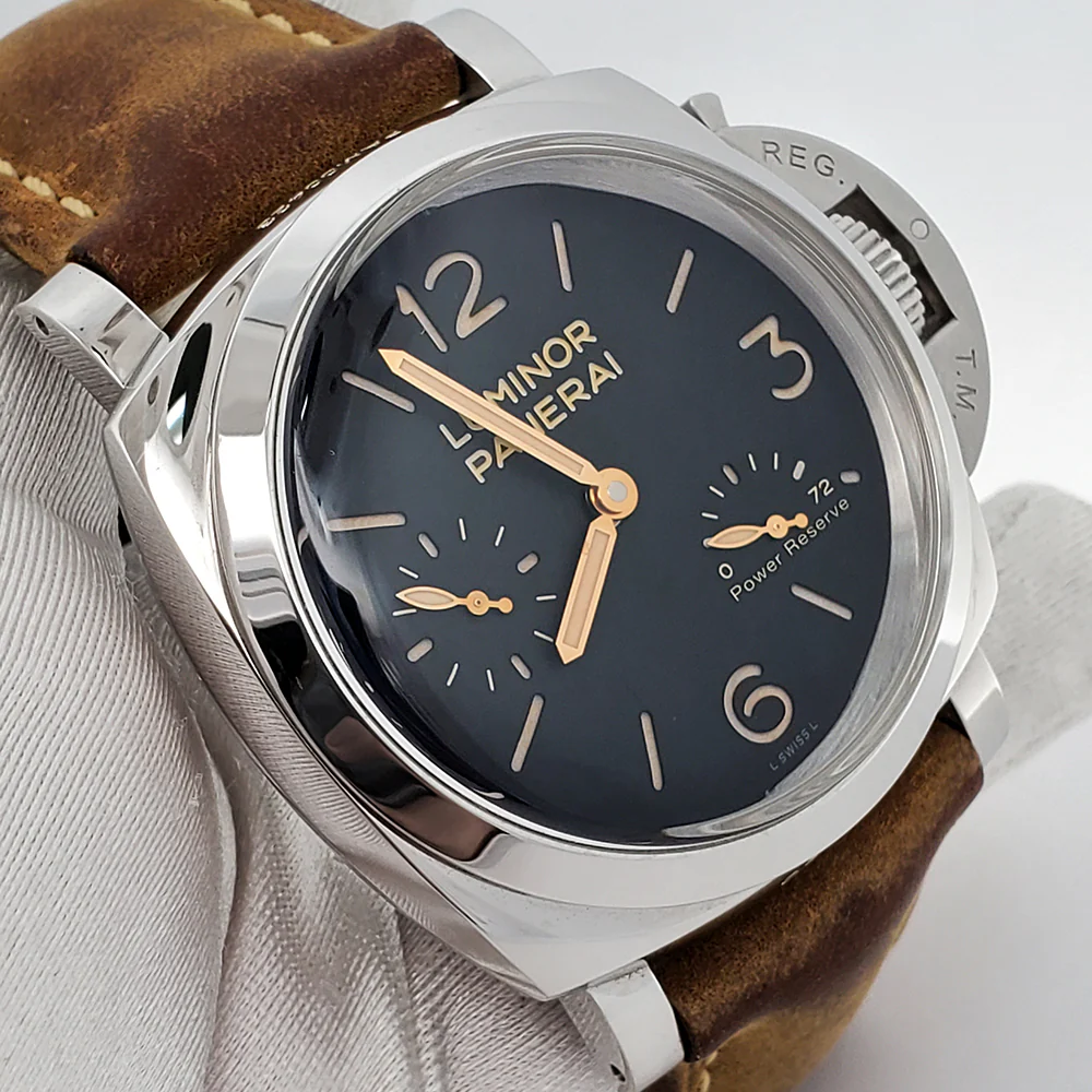 Panerai Luminor 1950 47mm 3 Days Power Reserve Watch PAM00423 Box Papers - Image 3