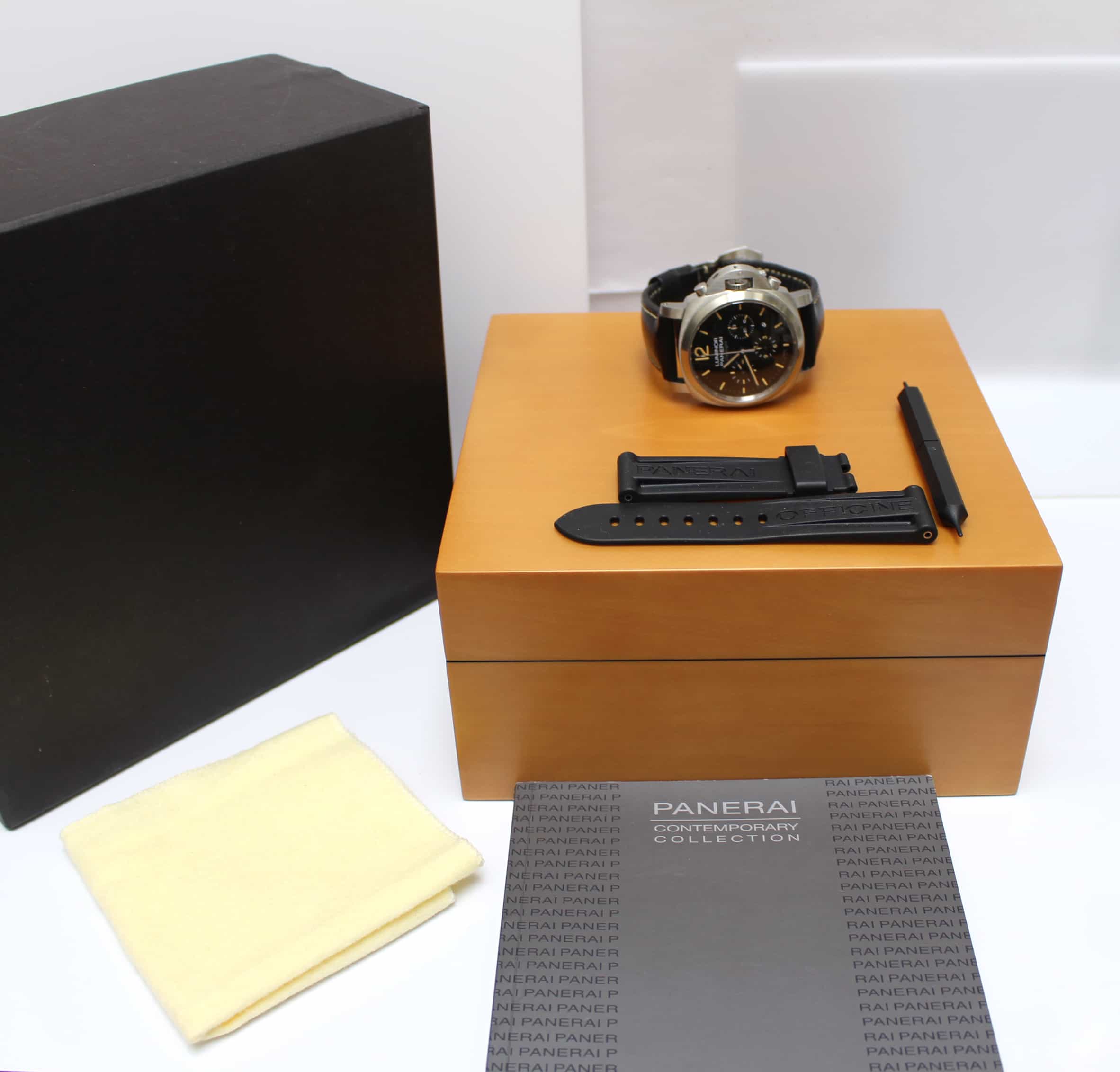 Panerai Luminor Chrono Daylight 44MM Automatic Stainless Steel Mens Watch PAM356 - Image 3