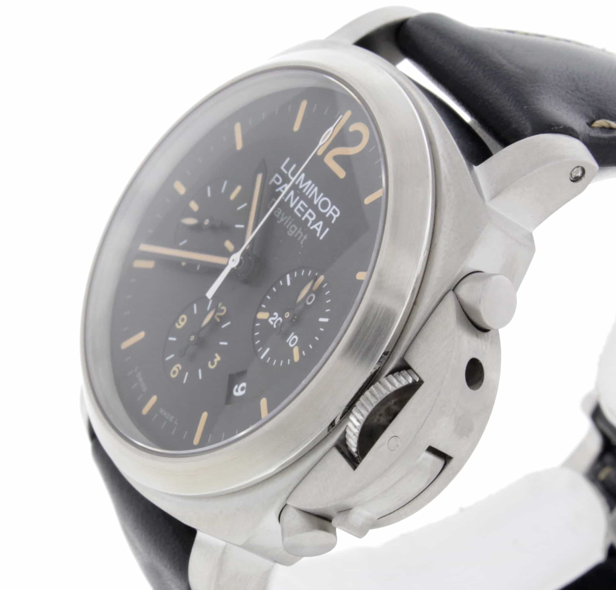 Panerai Luminor Chrono Daylight 44MM Automatic Stainless Steel Mens Watch PAM356 - Image 5