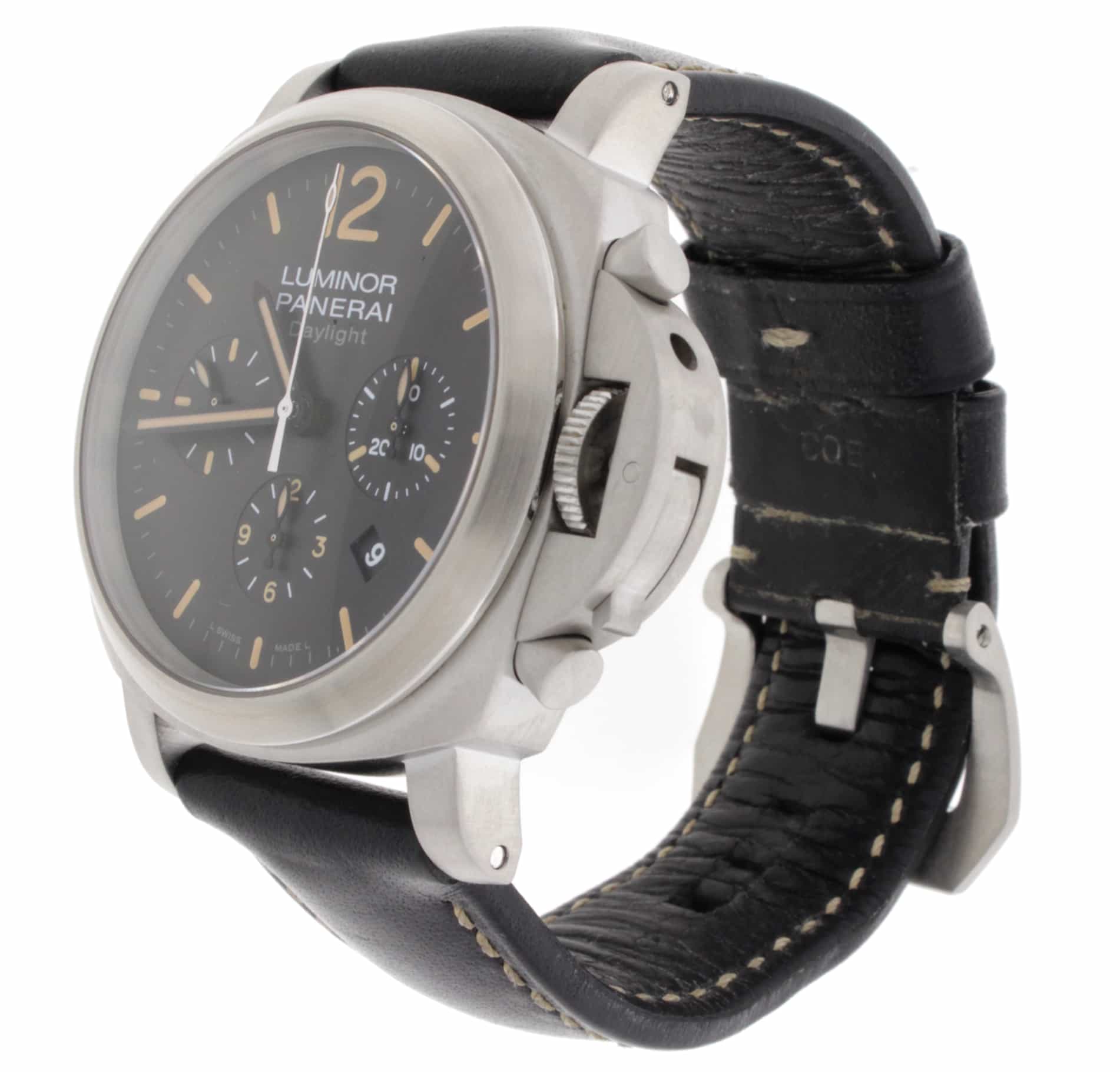 Panerai Luminor Chrono Daylight 44MM Automatic Stainless Steel Mens Watch PAM356 - Image 6