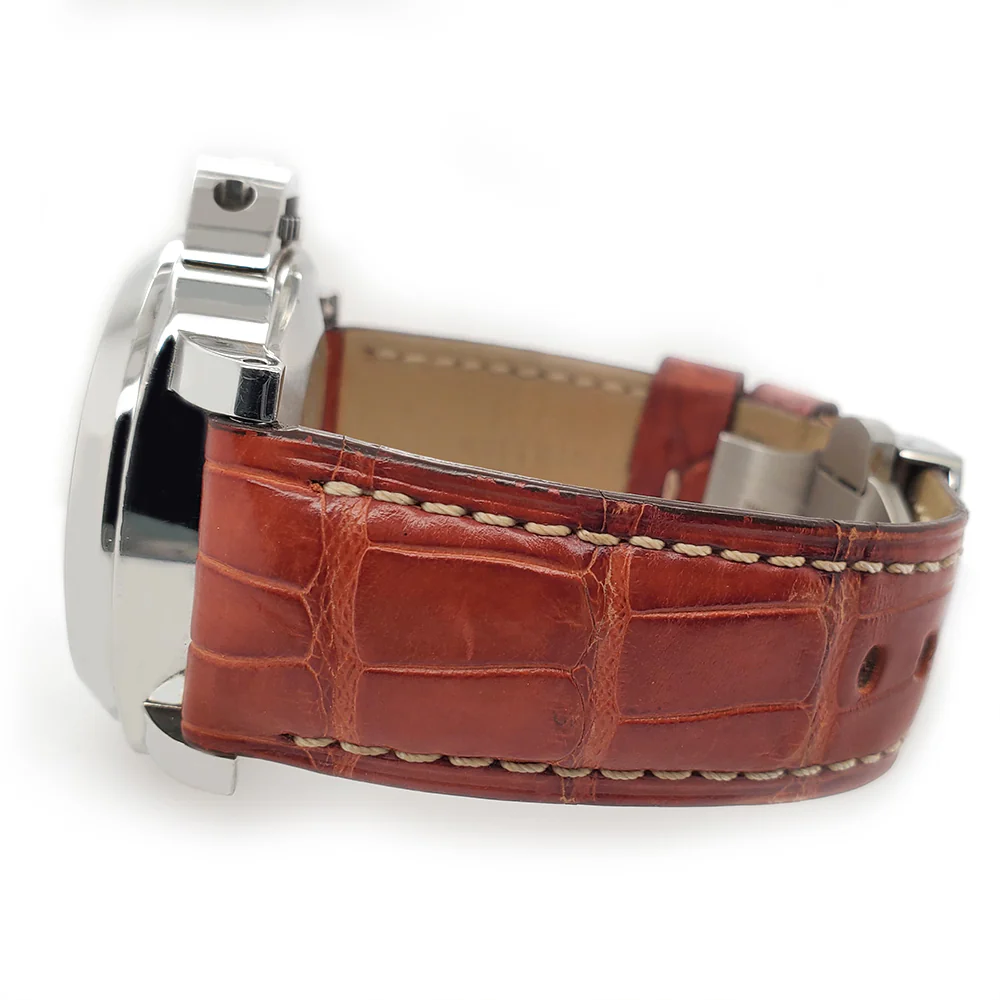 Panerai Luminor GMT 44mm Stainless Steel Mens Watch PAM 00088 Box Papers - Image 2