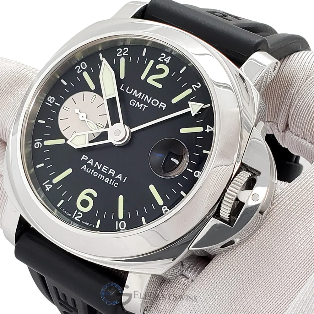 Panerai Luminor GMT 44mm Stainless Steel Watch PAM 00088 OP 6554