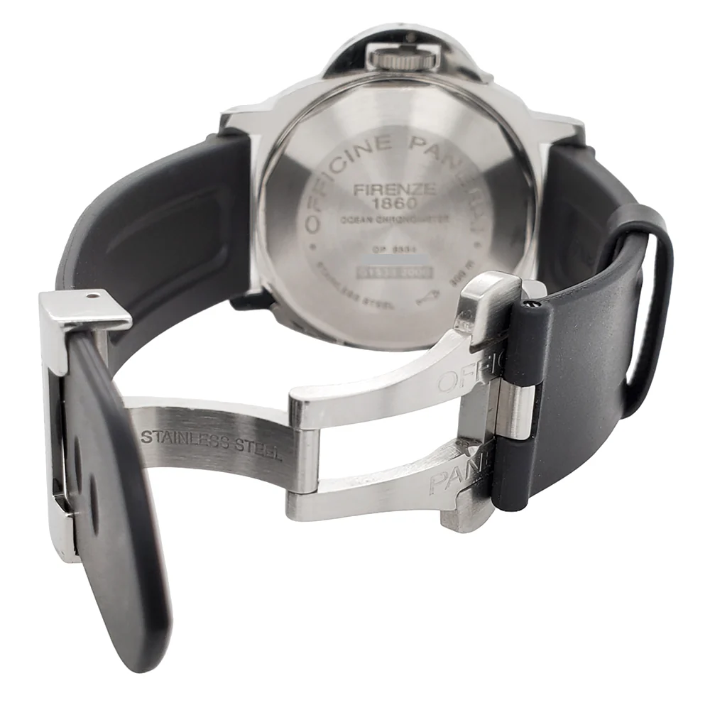 Panerai Luminor GMT 44mm Stainless Steel Watch PAM 00088 OP 6554 - Image 5