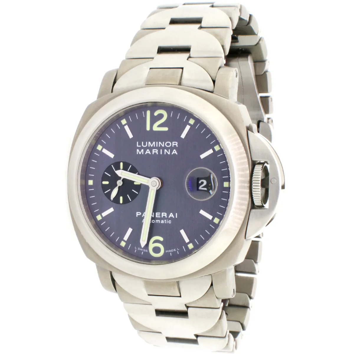 Panerai Luminor Marina PAM 91 Titanium Automatic 44mm Mens Watch w/Box&Papers