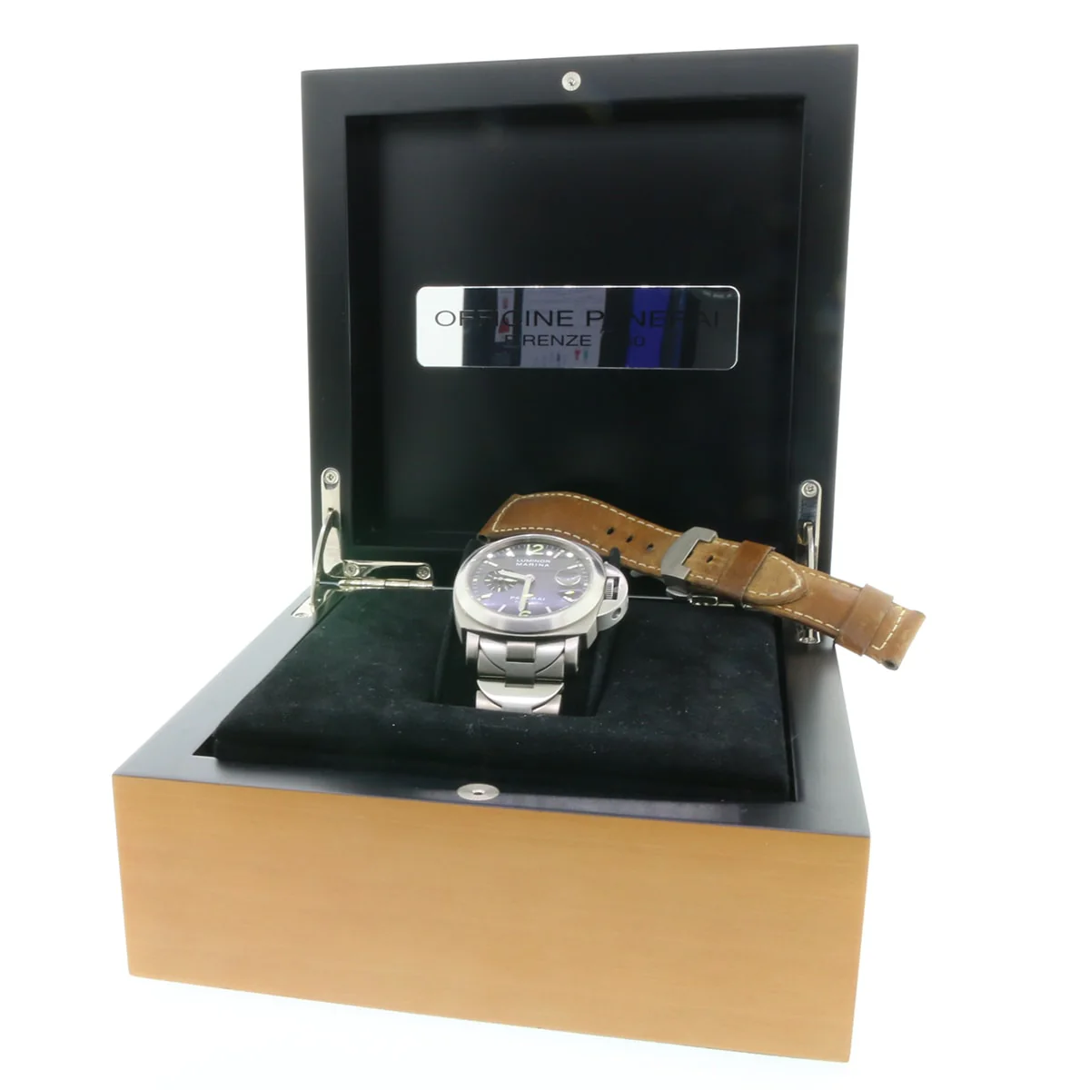 Panerai Luminor Marina PAM 91 Titanium Automatic 44mm Mens Watch w/Box&Papers - Image 2