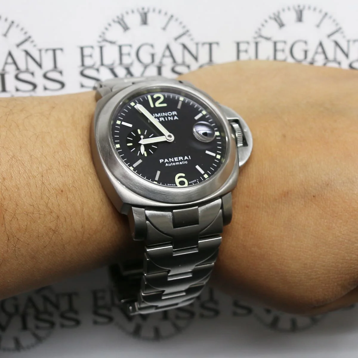 Panerai Luminor Marina PAM 91 Titanium Automatic 44mm Mens Watch w/Box&Papers - Image 3