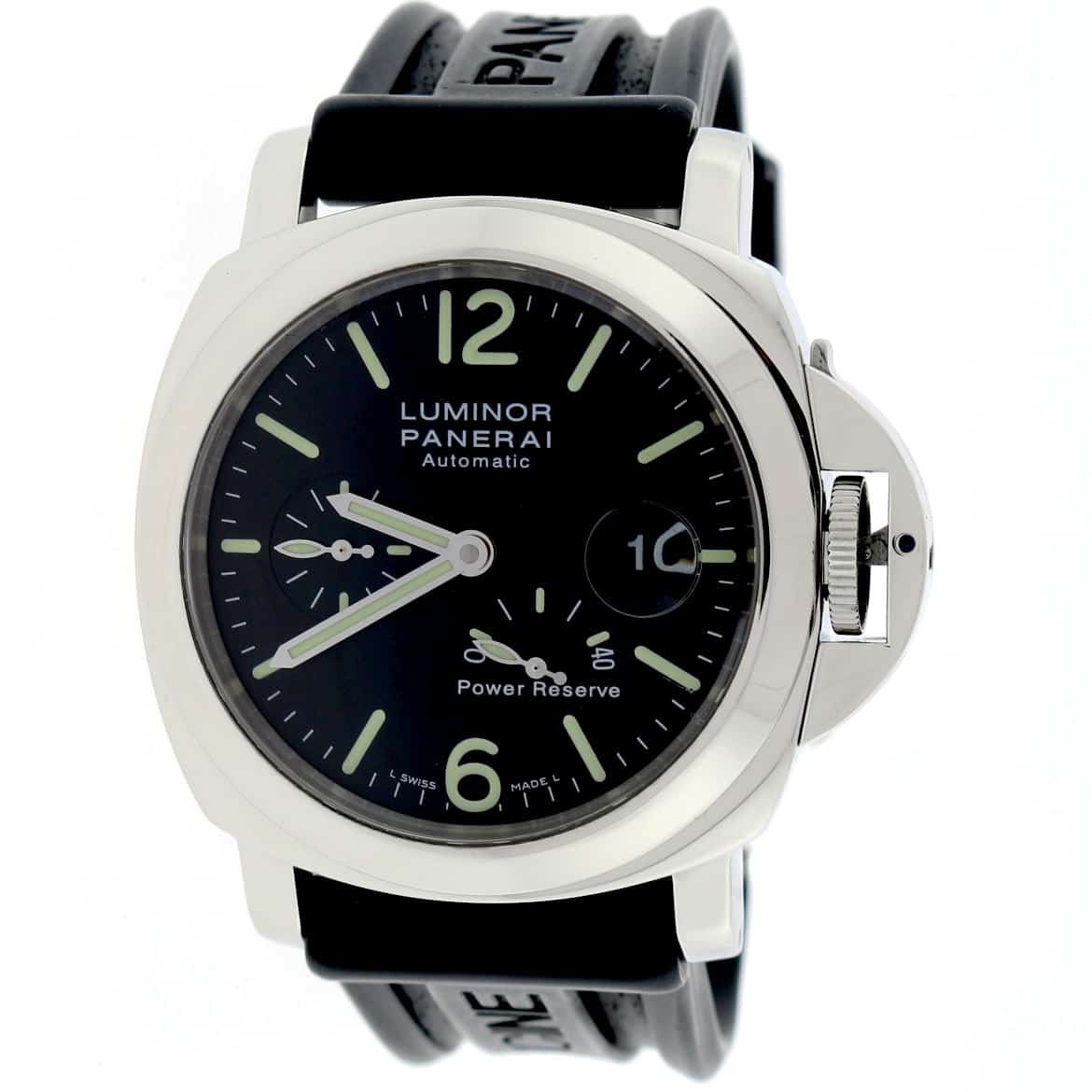Panerai Luminor Power Reserve 44MM Automatic Stainless Steel Mens Watch PAM00090