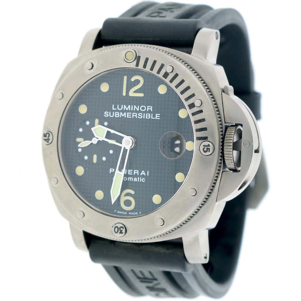 Panerai Luminor Submersible Power Reserve 44MM Automatic Titanium Mens Watch PAM00025