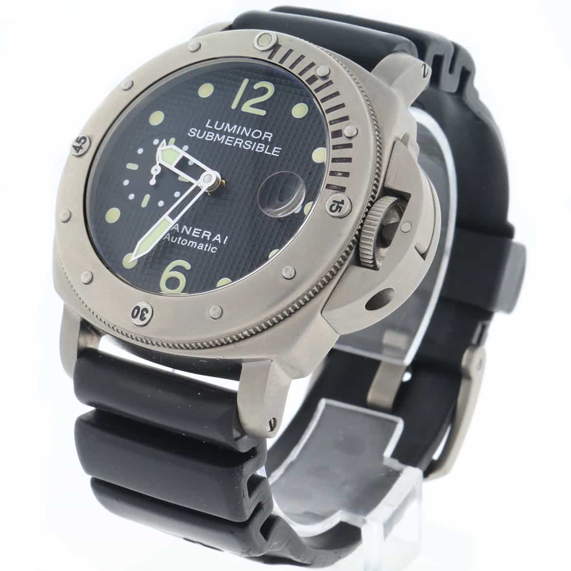 Panerai Luminor Submersible Power Reserve 44MM Automatic Titanium Mens Watch PAM00025 - Image 3