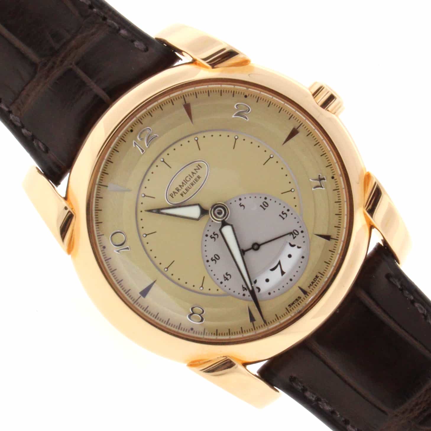 Parmigiani Fleurier Tonda 39 18K Rose Gold Champagne Dial 39MM Automatic Mens Watch PF012501.01 - Image 3