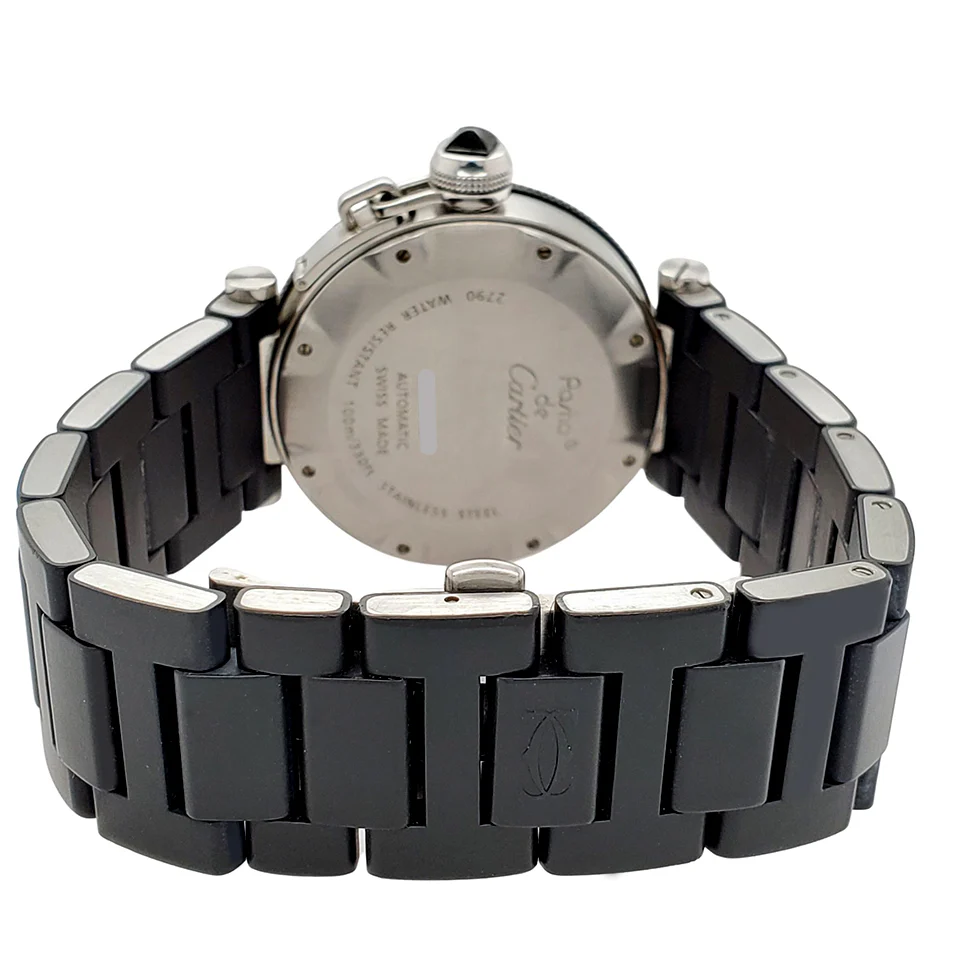 Cartier Pasha 40MM Black Dial Stainless Steel watch 2790 - Image 4