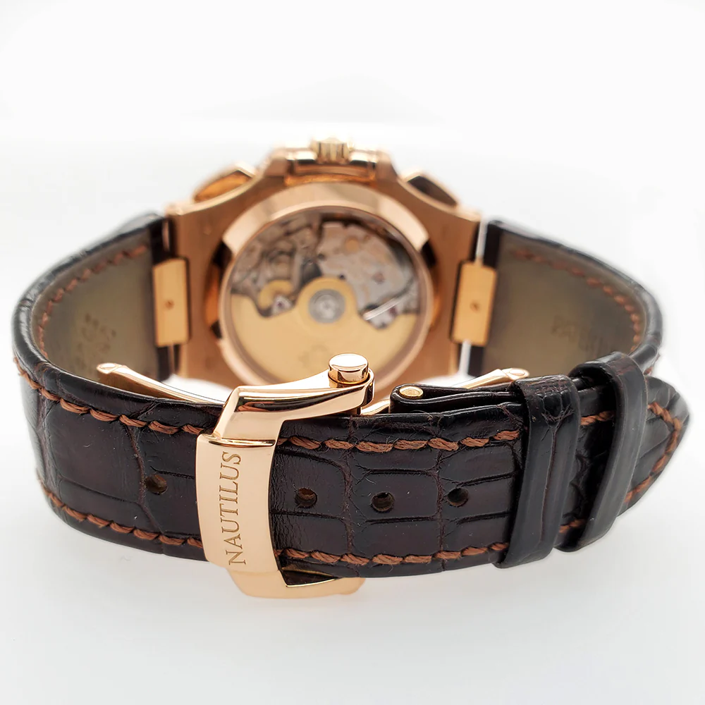 Patek Philippe 5980R Nautilus Chronograph Rose Gold Watch Box Papers 2017 - Image 4