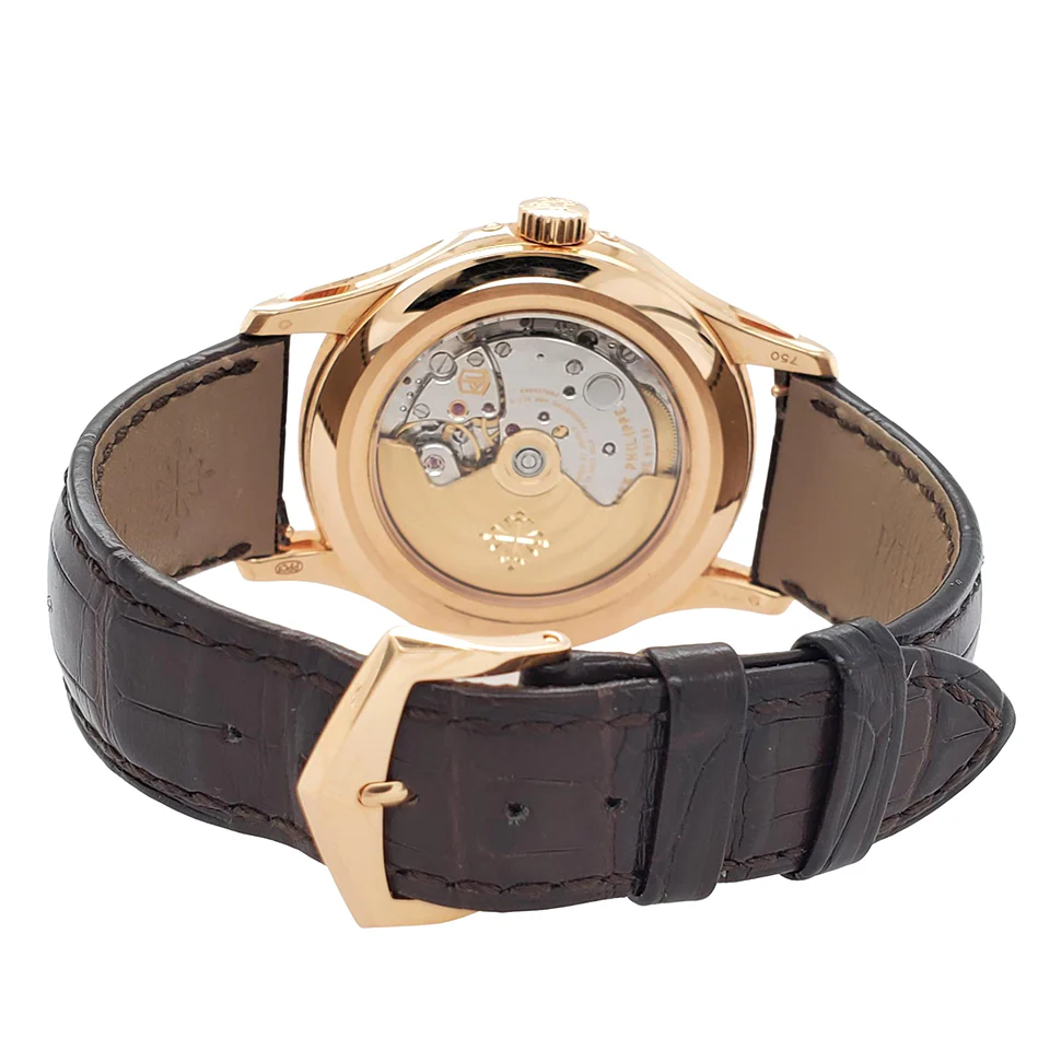 Patek Philippe Annual Calendar 40mm White Dial Rose Gold Watch 5205R-001 Box Papers - Image 5