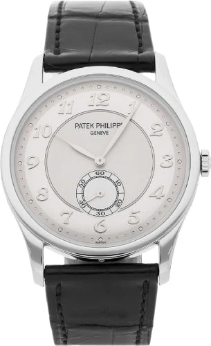 Patek Philippe Calatrava Small Seconds Platinum Silver Dial | 5196P-001
