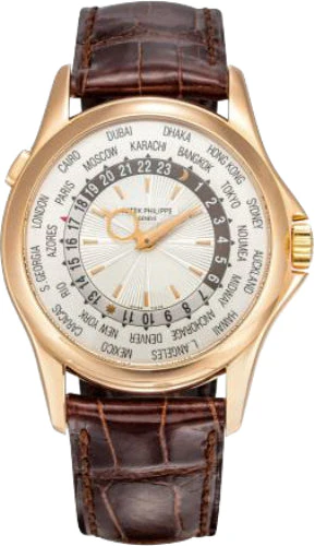 Patek Philippe Complications World Time 39.5mm Silver Yellow Gold Automatic | 5130J-001