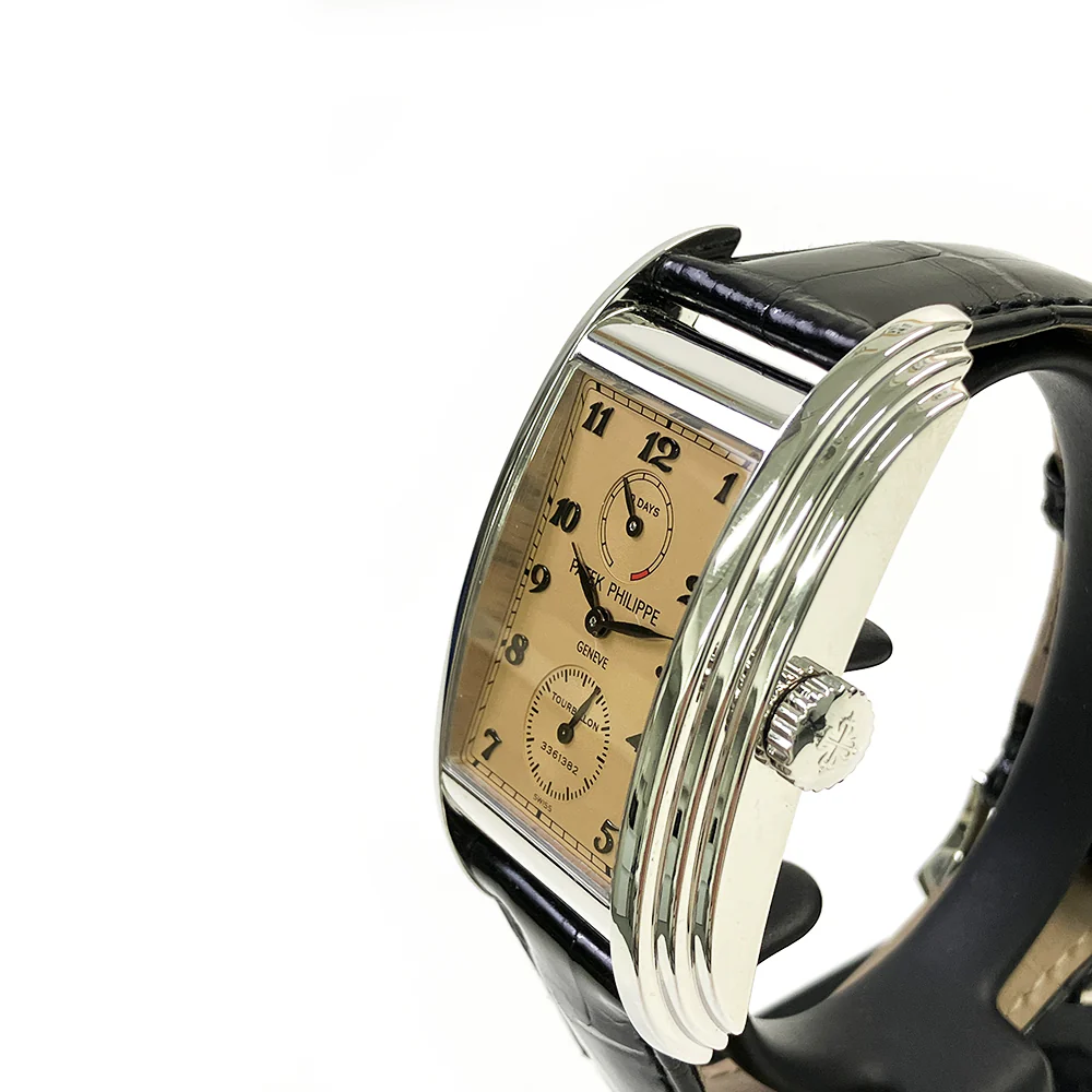 Patek Philippe Grand Complication 5101P-010 10 Day Tourbillon Platinum 2007 Box and Tourbillon Paper Manual Winding 30 x 51 mm Watch - Image 6